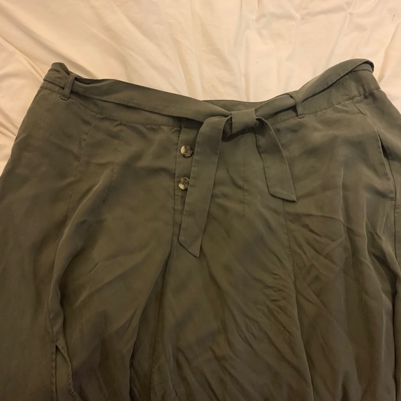 Army Green Midi Length Skirt (Penningtons) - Picture 3 of 5